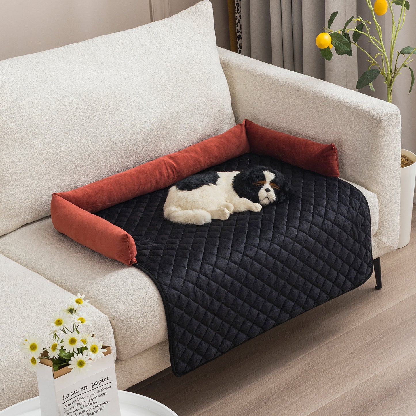 Plush Dog Sofa Bed – Furniture Protector & Cozy Lounge Pad - TruePawGear