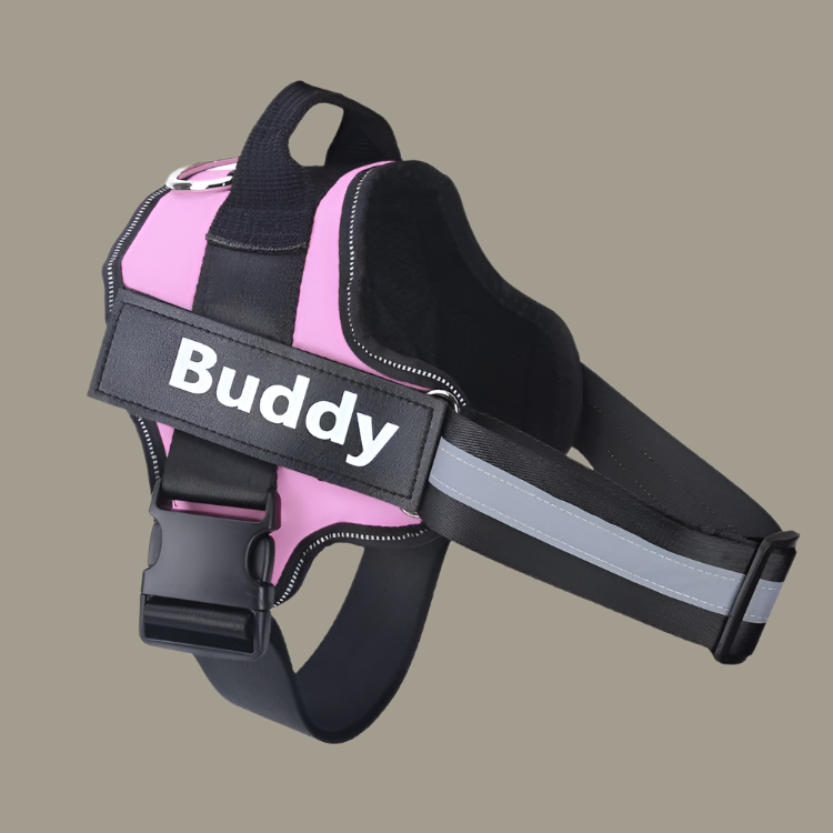 Reflective No-Pull Dog Harness – Adjustable Fit with Custom Patch - TruePawGear