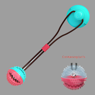 Suction Cup Tug Toy for Dogs – Interactive Ball Chew Toy with Dental Ridges - TruePawGear
