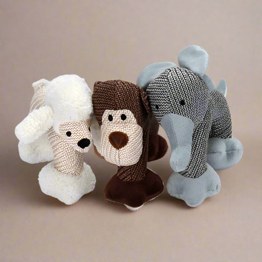 Squeaky Dog Toy – Soft & Bite-Resistant Plush for Small & Large Dogs - TruePawGear