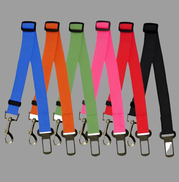 Dog Car Seatbelt Leash β Adjustable, Tangle-Free Safety Restrain - TruePawGear
