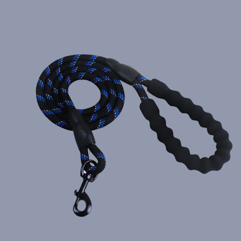Reflective Nylon Dog Leash β Safe, Durable & Tangle-Free Design - TruePawGear