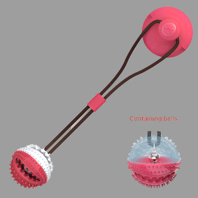 Suction Cup Tug Toy for Dogs – Interactive Ball Chew Toy with Dental Ridges - TruePawGear
