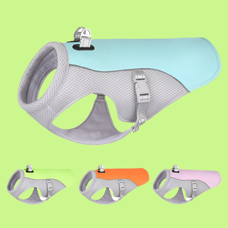 Breathable Dog Cooling Vest – Sun-Proof Summer Gear for Hot Weather Walks - TruePawGear