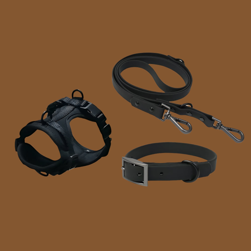 Waldonex™ Dog Collar & Leash Set – Bite-Resistant, Anti-Fouling & Durable - TruePawGear
