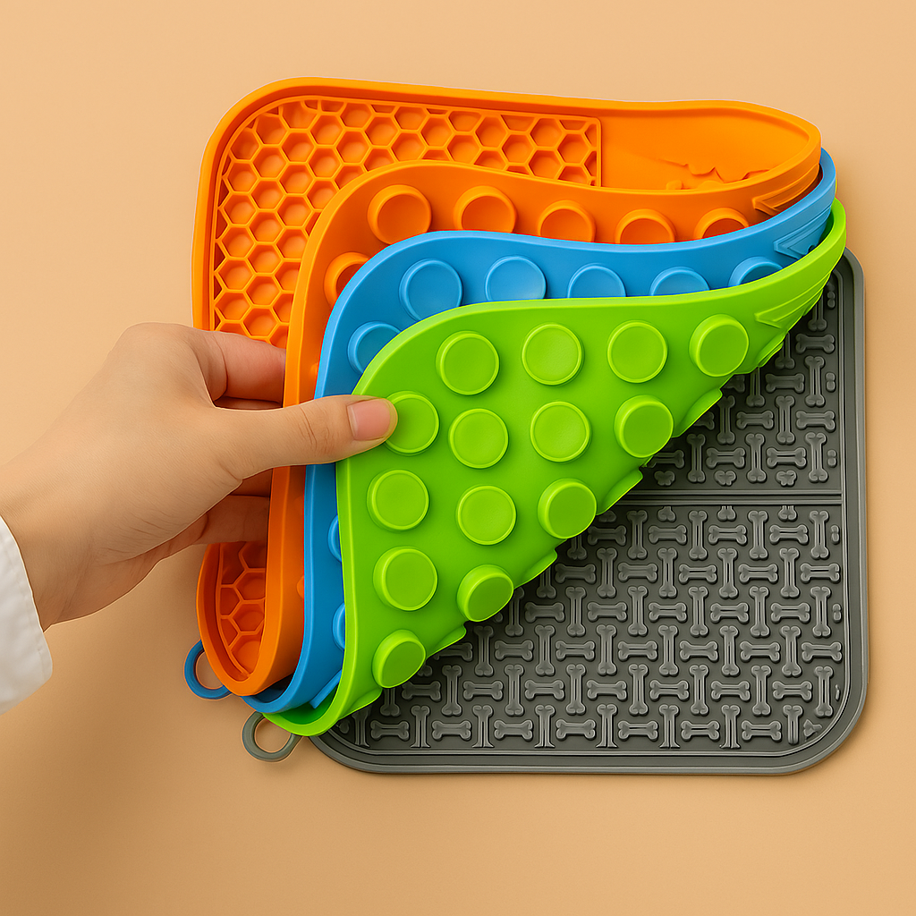 Silicone Lick Mat for Dogs – Non-Slip, Slow Feed Enrichment Toy - TruePawGear