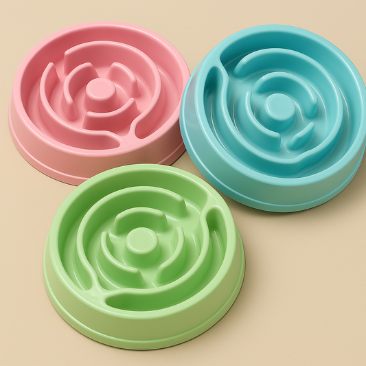 Silicone Slow Feeder Dog Bowl – Anti-Choke, Anti-Gulp Puzzle for Healthy Eating - TruePawGear