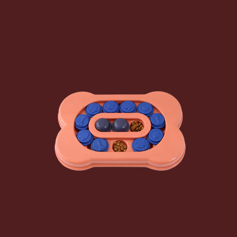 Bone-Shaped Dog Puzzle Feeder – Interactive Slow Feeding Toy for Smart Pups - TruePawGear