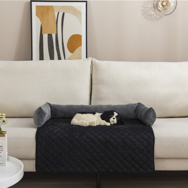 Plush Dog Sofa Bed – Furniture Protector & Cozy Lounge Pad - TruePawGear