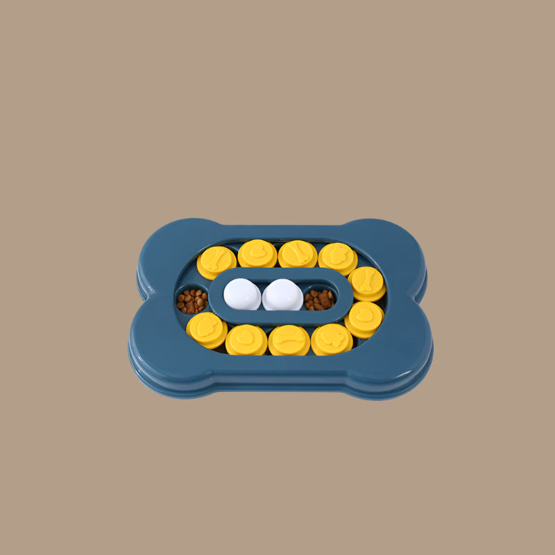 Bone-Shaped Dog Puzzle Feeder – Interactive Slow Feeding Toy for Smart Pups - TruePawGear