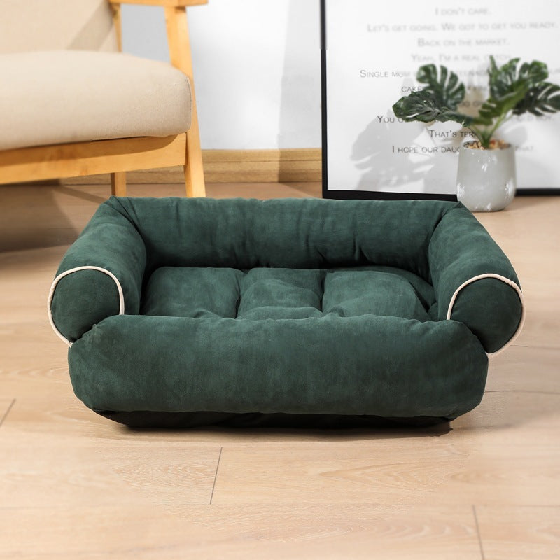 Plush Dog Sofa Bed – Winter Sleeping Bag Style for Dogs & Cats - TruePawGear