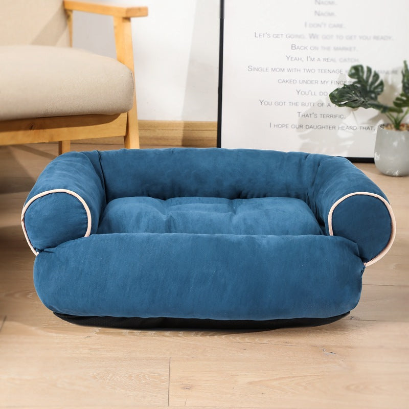 Plush Dog Sofa Bed – Winter Sleeping Bag Style for Dogs & Cats - TruePawGear